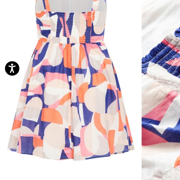 Colorful Abstract Print Dress - Picture 4 of 6